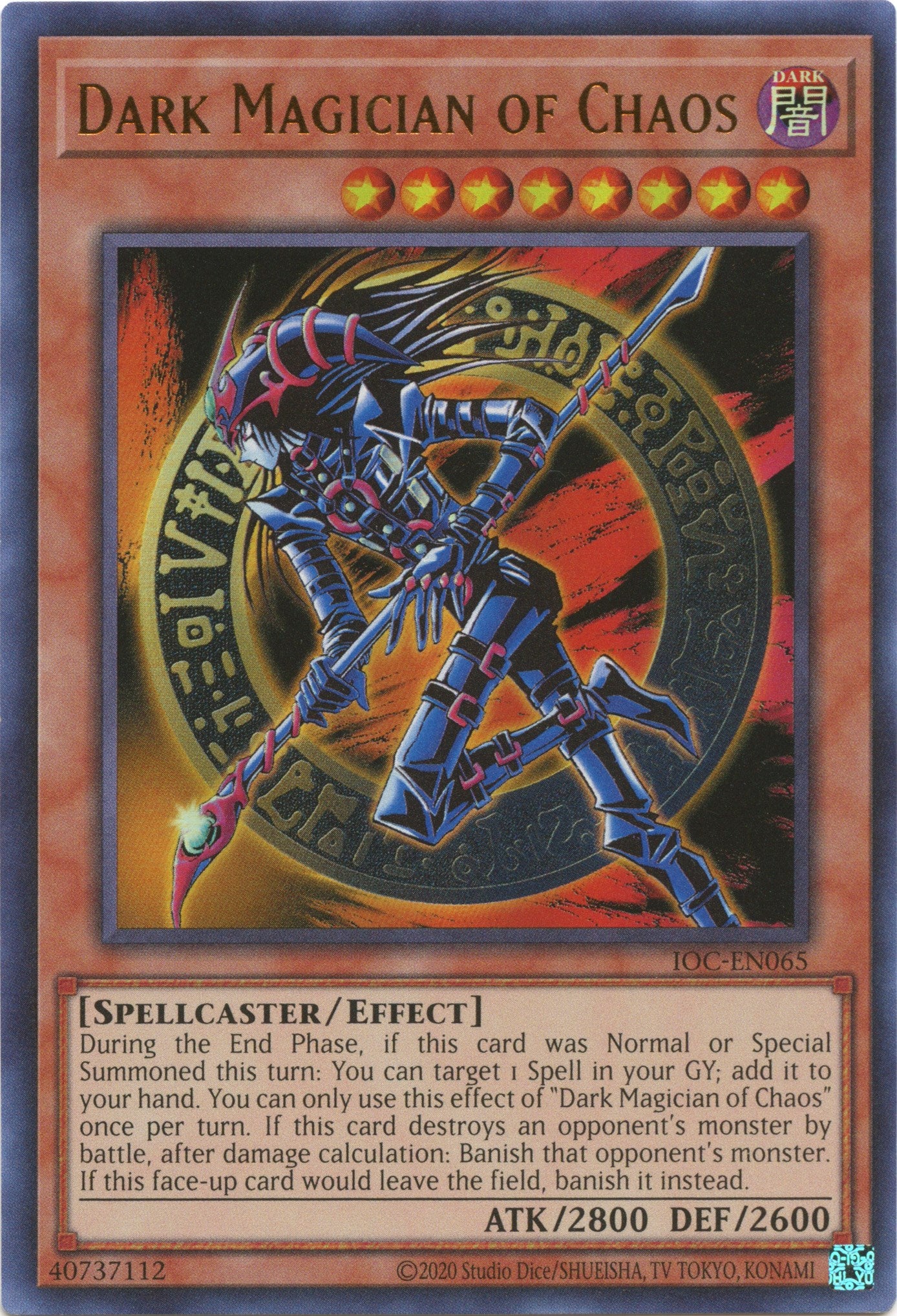 Dark Magician of Chaos (25th Anniversary) [IOC-EN065] Ultra Rare | Cracking-Singles