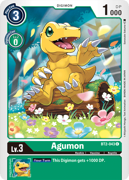 Agumon [BT2-043] [Release Special Booster Ver.1.0] | Cracking-Singles