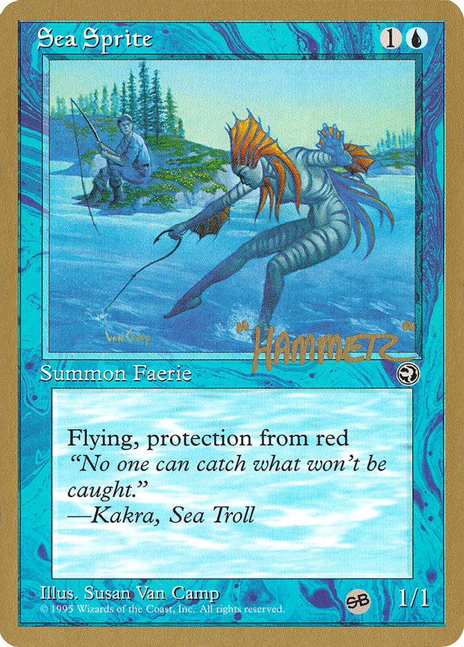 Sea Sprite (Shawn "Hammer" Regnier) (SB) [Pro Tour Collector Set] | Cracking-Singles