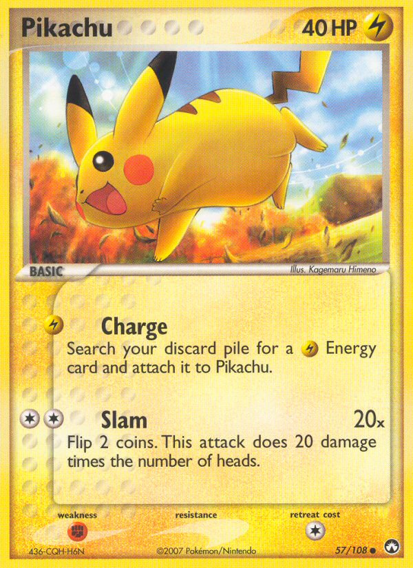 Pikachu (57/108) [EX: Power Keepers] | Cracking-Singles