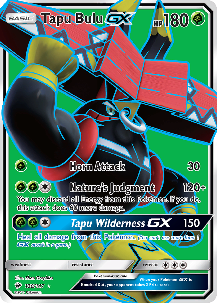 Tapu Bulu GX (130/147) [Sun & Moon: Burning Shadows] | Cracking-Singles