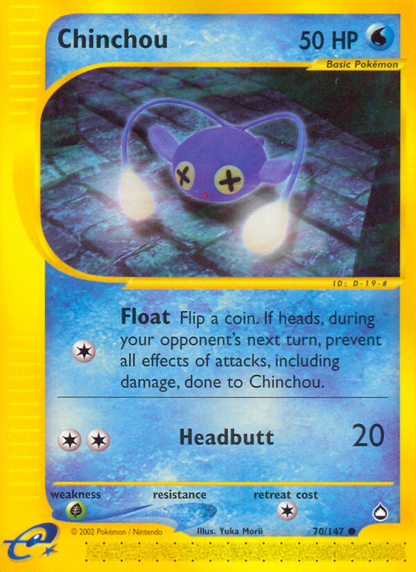 Chinchou (70/147) [Aquapolis] | Cracking-Singles