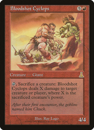 Bloodshot Cyclops [Urza's Destiny] | Cracking-Singles