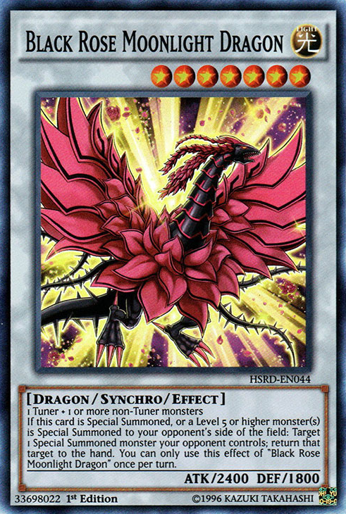 Black Rose Moonlight Dragon [HSRD-EN044] Super Rare | Cracking-Singles