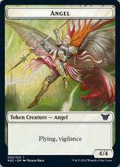 Angel // Elephant Double-sided Token [Kamigawa: Neon Dynasty Commander Tokens] | Cracking-Singles