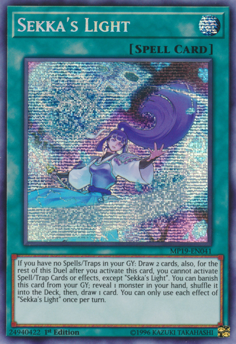 Sekka's Light [MP19-EN041] Prismatic Secret Rare | Cracking-Singles