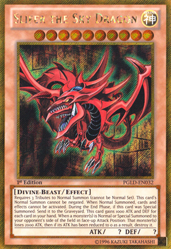 Slifer the Sky Dragon [PGLD-EN032] Gold Secret Rare | Cracking-Singles