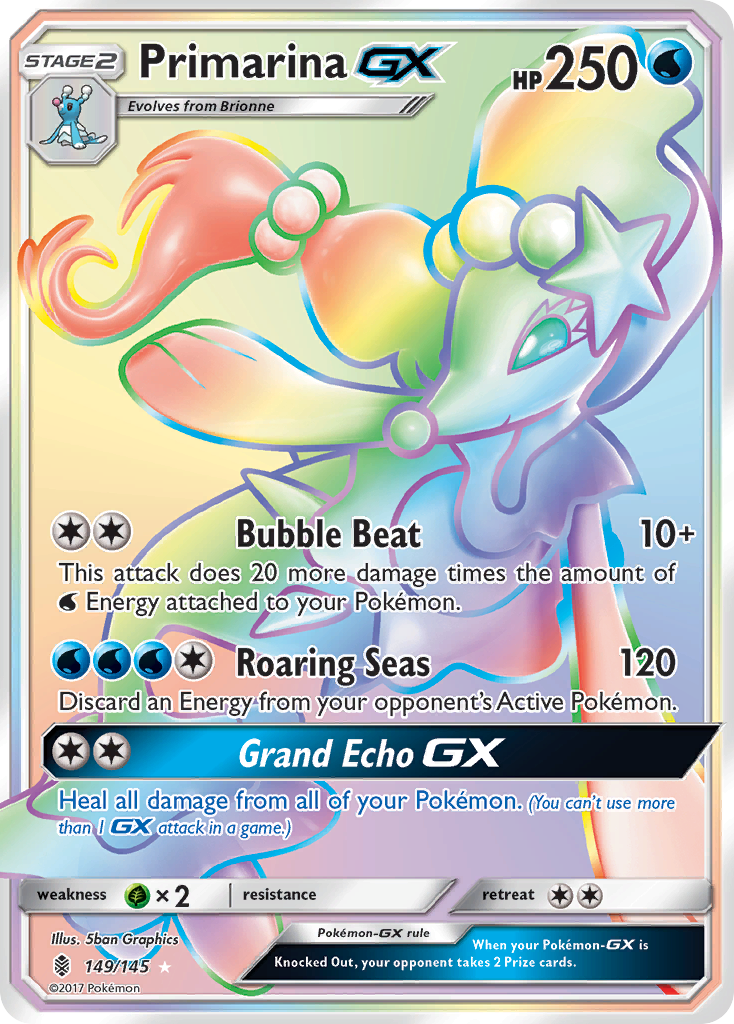 Primarina GX (149/145) [Sun & Moon: Guardians Rising] | Cracking-Singles