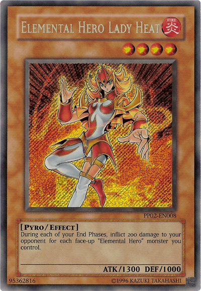 Elemental Hero Lady Heat [PP02-EN008] Secret Rare | Cracking-Singles