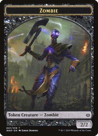 Zombie Token [War of the Spark Tokens] | Cracking-Singles