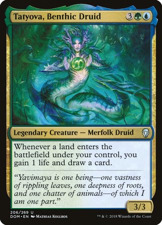 Tatyova, Benthic Druid [Dominaria] | Cracking-Singles