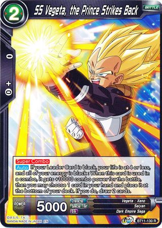 SS Vegeta, the Prince Strikes Back [BT11-130] | Cracking-Singles