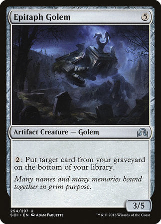 Epitaph Golem [Shadows over Innistrad] | Cracking-Singles