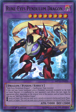 Rune-Eyes Pendulum Dragon [MP15-EN220] Ultra Rare | Cracking-Singles