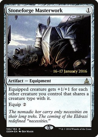 Stoneforge Masterwork [Oath of the Gatewatch Promos] | Cracking-Singles