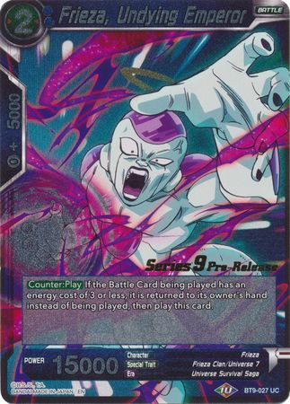 Frieza, Undying Emperor [BT9-027] | Cracking-Singles