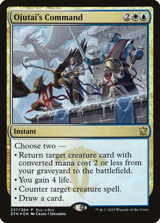 Ojutai's Command [Dragons of Tarkir Promos] | Cracking-Singles