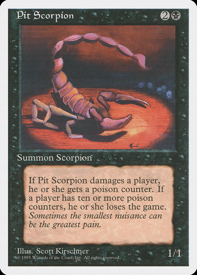 Pit Scorpion [Fourth Edition] | Cracking-Singles