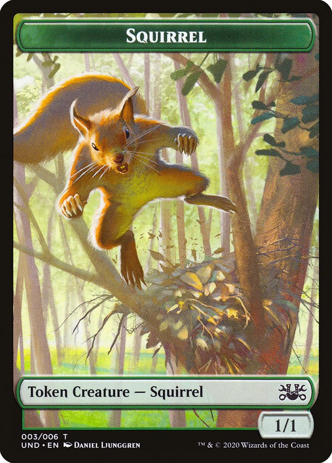 Beeble // Squirrel Double-sided Token [Unsanctioned Tokens] | Cracking-Singles