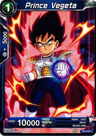 Prince Vegeta [TB3-023] | Cracking-Singles