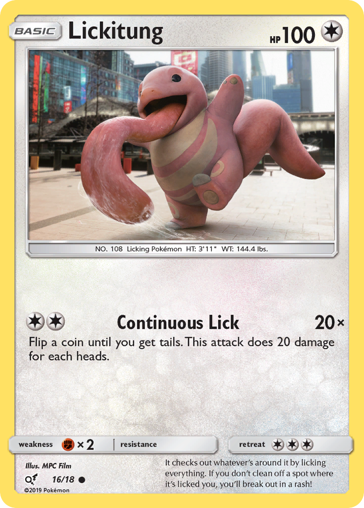 Lickitung (16/18) [Sun & Moon: Detective Pikachu] | Cracking-Singles