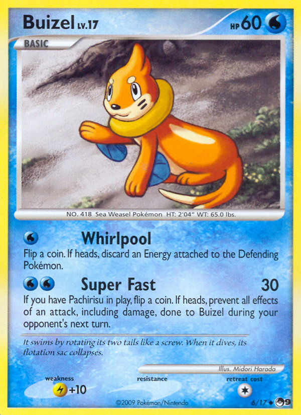 Buizel (6/17) [POP Series 9] | Cracking-Singles