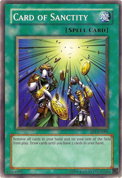 Card of Sanctity (Kids WB Duel of Destiny Promo) [EP1-EN000] Common | Cracking-Singles