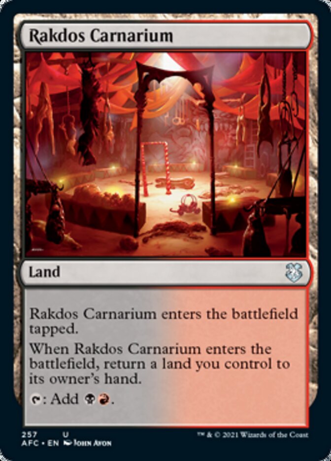 Rakdos Carnarium [Dungeons & Dragons: Adventures in the Forgotten Realms Commander] | Cracking-Singles