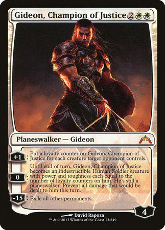 Gideon, Champion of Justice [Gatecrash] | Cracking-Singles