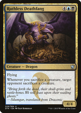 Ruthless Deathfang [Dragons of Tarkir] | Cracking-Singles