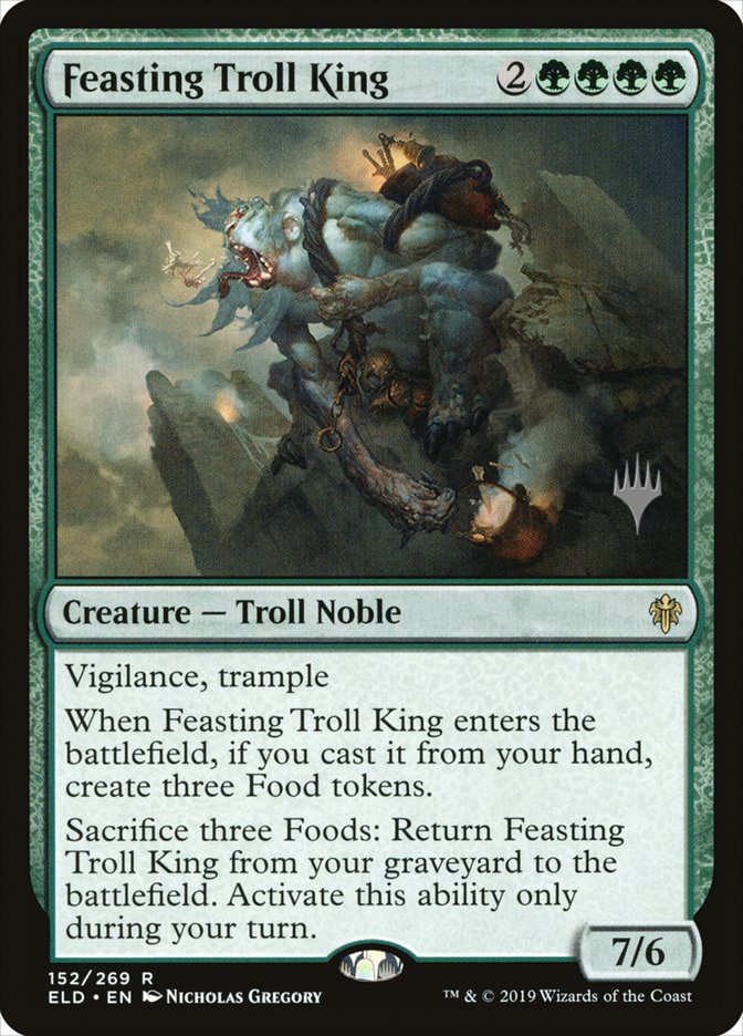 Feasting Troll King (Promo Pack) [Throne of Eldraine Promos] | Cracking-Singles