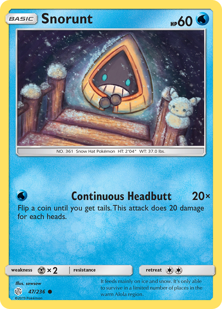 Snorunt (47/236) [Sun & Moon: Cosmic Eclipse] | Cracking-Singles