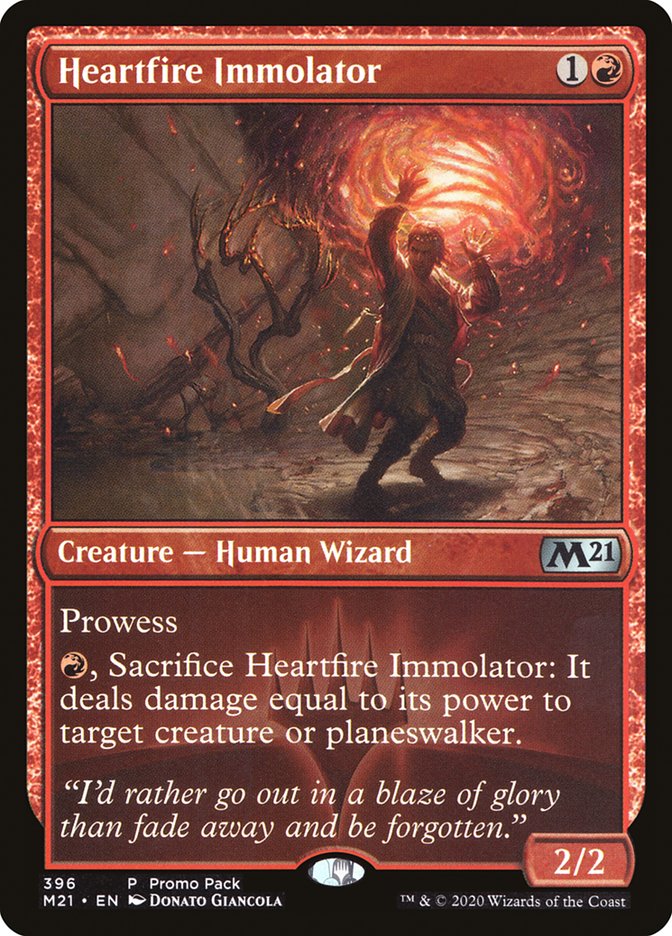 Heartfire Immolator (Promo Pack) [Core Set 2021 Promos] | Cracking-Singles