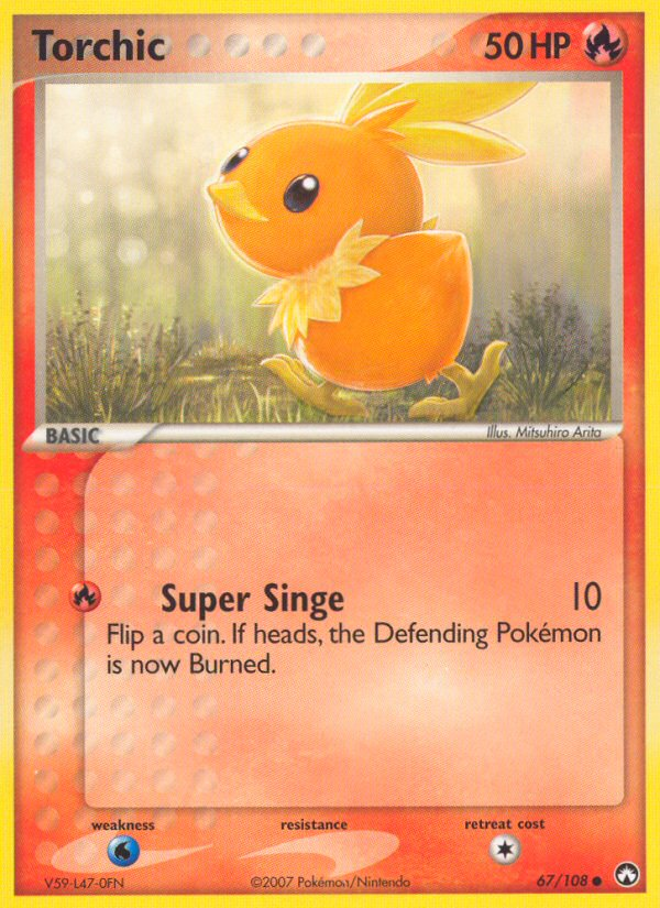 Torchic (67/108) [EX: Power Keepers] | Cracking-Singles