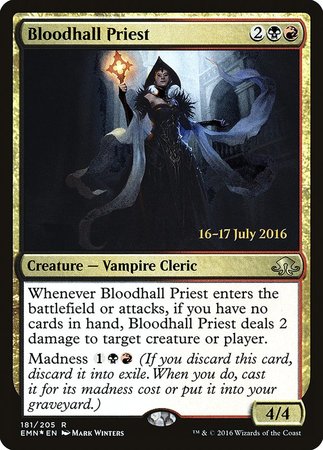 Bloodhall Priest [Eldritch Moon Promos] | Cracking-Singles