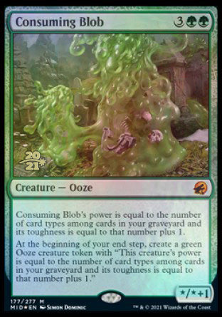 Consuming Blob [Innistrad: Midnight Hunt Prerelease Promos] | Cracking-Singles