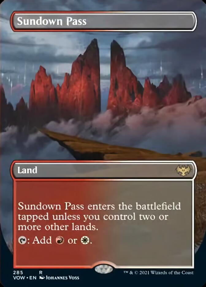 Sundown Pass (Borderless) [Innistrad: Crimson Vow] | Cracking-Singles