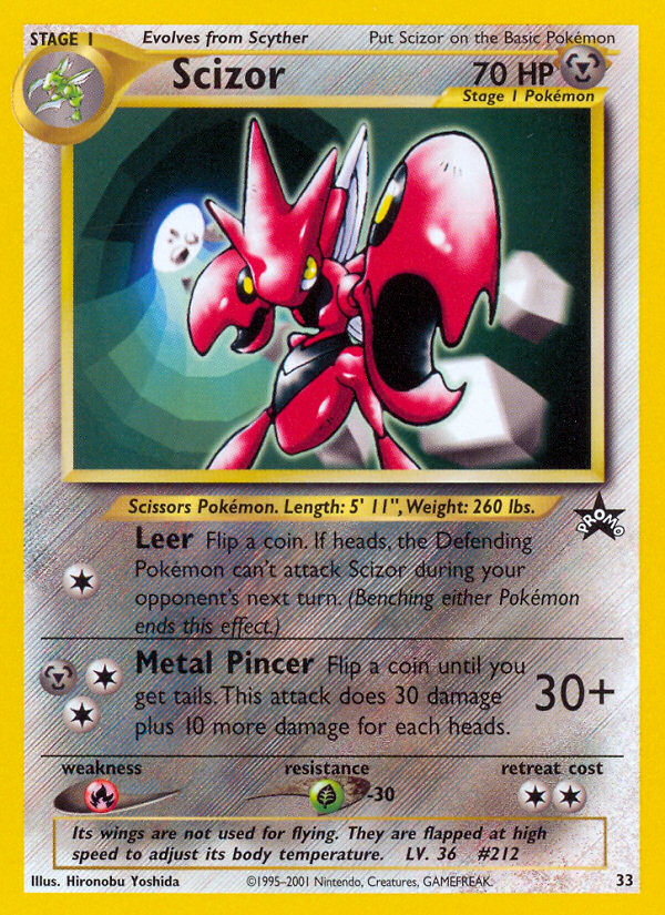 Scizor (33) [Wizards of the Coast: Black Star Promos] | Cracking-Singles