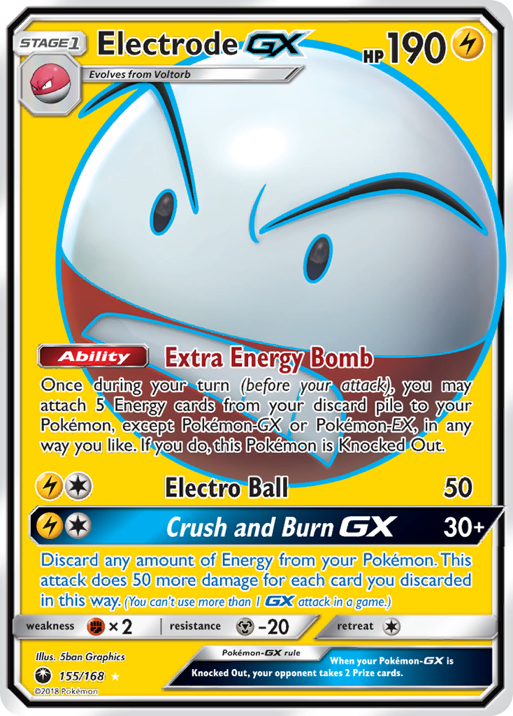 Electrode GX (155/168) [Sun & Moon: Celestial Storm] | Cracking-Singles