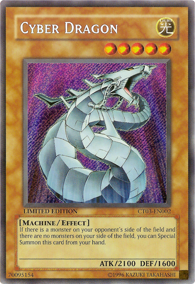 Cyber Dragon [CT03-EN002] Secret Rare | Cracking-Singles