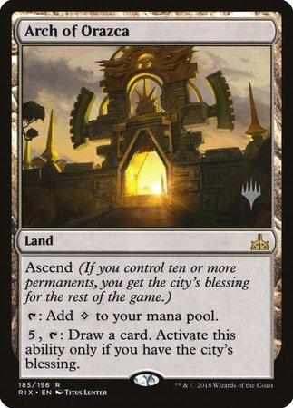 Arch of Orazca [Rivals of Ixalan Promos] | Cracking-Singles