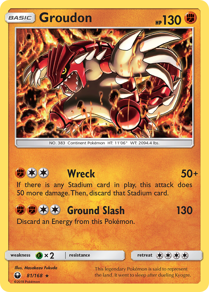 Groudon (81/168) [Sun & Moon: Celestial Storm] | Cracking-Singles