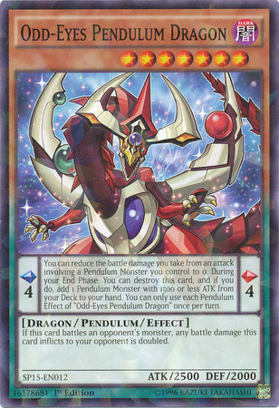 Odd-Eyes Pendulum Dragon [SP15-EN012] Shatterfoil Rare | Cracking-Singles