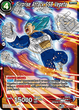 Surprise Attack SSB Vegeta (Starter Deck - Pride of the Saiyans) (SD15-05) [Cross Spirits] | Cracking-Singles