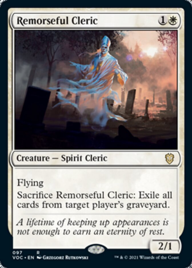 Remorseful Cleric [Innistrad: Crimson Vow Commander] | Cracking-Singles