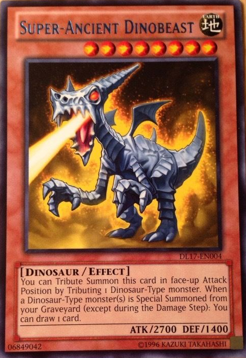 Super-Ancient Dinobeast (Blue) [DL17-EN004] Rare | Cracking-Singles