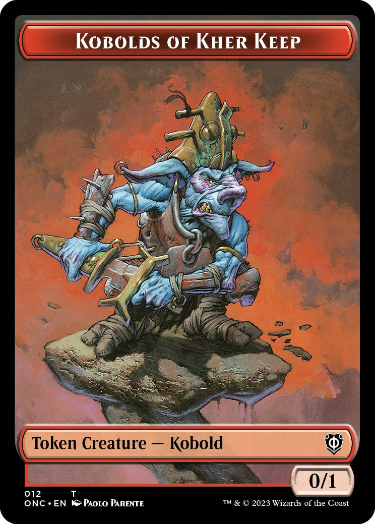 Kobolds of Kher Keep // Dragon Double-Sided Token [Phyrexia: All Will Be One Commander Tokens] | Cracking-Singles