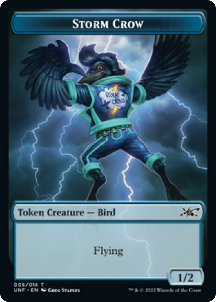 Squirrel // Storm Crow Double-sided Token [Unfinity Tokens] | Cracking-Singles