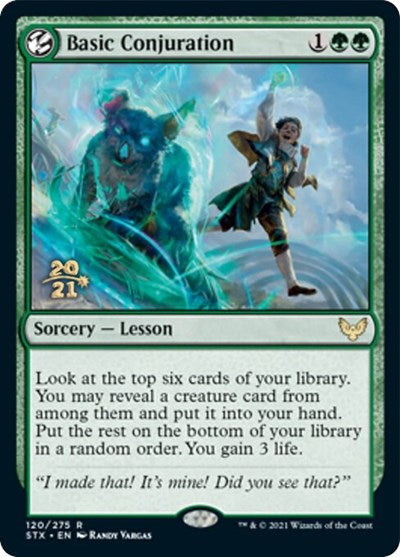 Basic Conjuration [Strixhaven: School of Mages Prerelease Promos] | Cracking-Singles