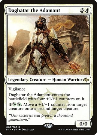 Daghatar the Adamant [Fate Reforged Promos] | Cracking-Singles